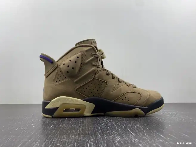 Cheap LUCY Air Jordan Brown FD1643-300 6 WMNS Gore-Tex Kelp 0605
